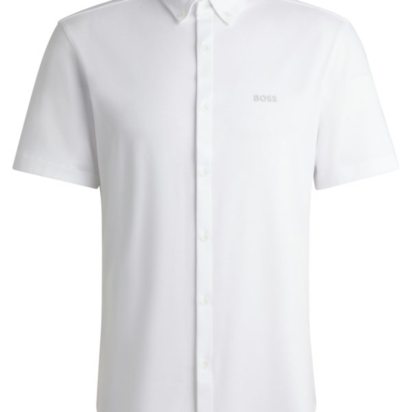 Chemise Regular en maille de coton – Hugo Boss
