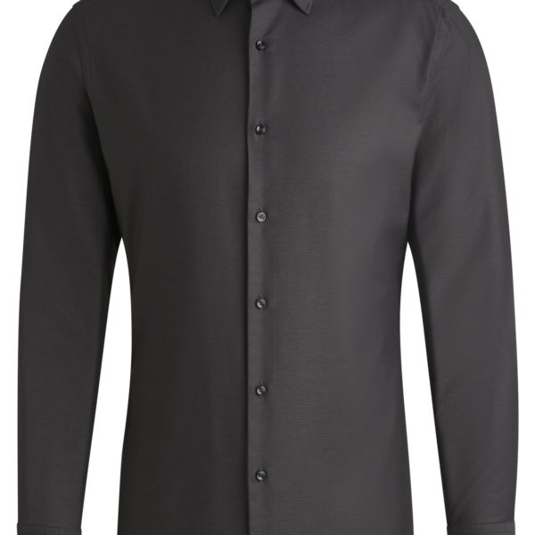 Chemise Slim en coton stretch structuré facile à repasser – Hugo Boss