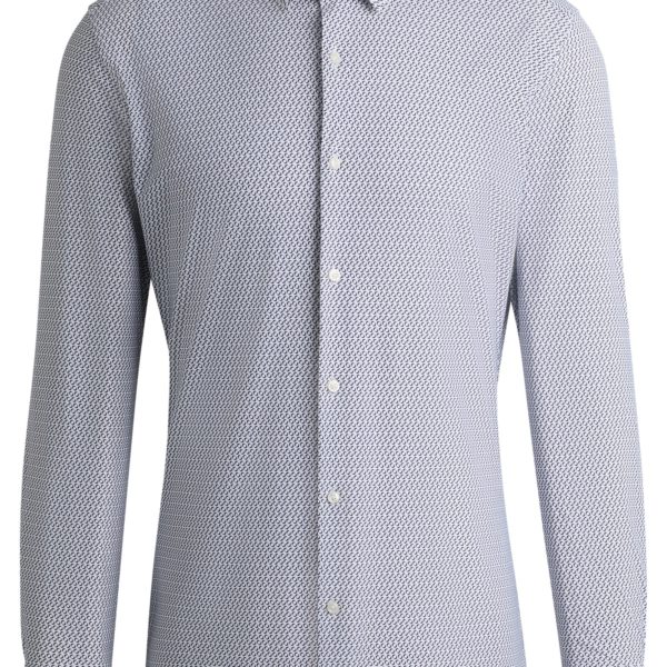 Chemise Slim en jersey stretch imprimé performant – Hugo Boss