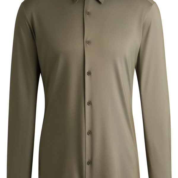 Chemise Slim en tissu stretch performant structuré – Hugo Boss