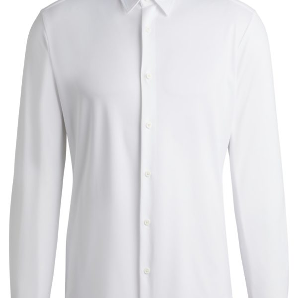 Chemise Slim en tissu stretch performant structuré – Hugo Boss