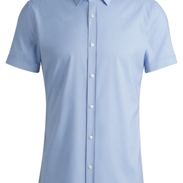 Chemise Slim en twill stretch performant – Hugo Boss
