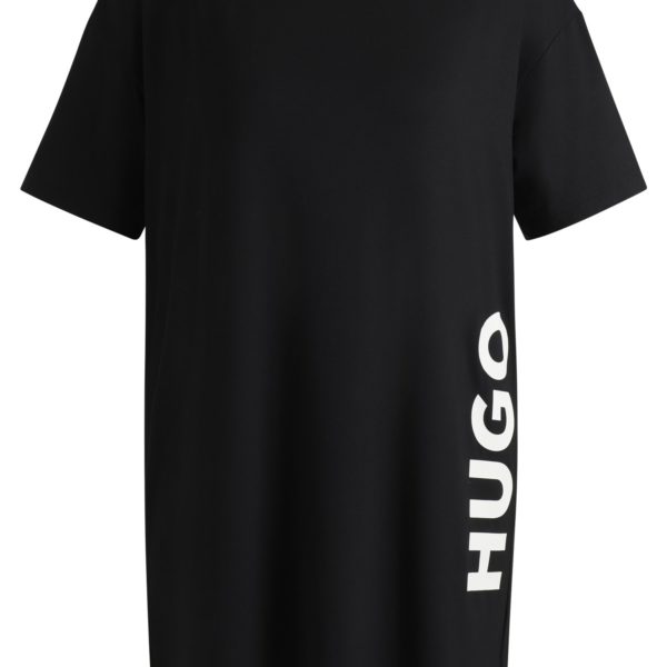 Chemise de nuit Relaxed en jersey stretch à logo imprimé – Hugo Boss