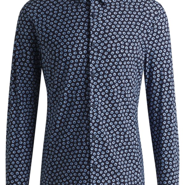 Chemise slim en jersey stretch performant avec imprimé à fleurs – Hugo Boss