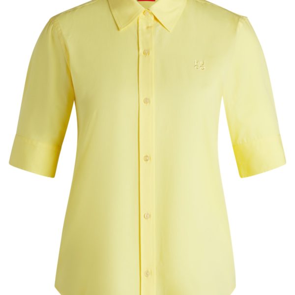 Chemisier Regular en toile de coton – Hugo Boss
