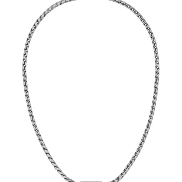 Collier argenté avec chaîne tressée – Hugo Boss