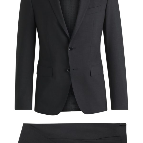 Costume Slim en laine vierge stretch – Hugo Boss
