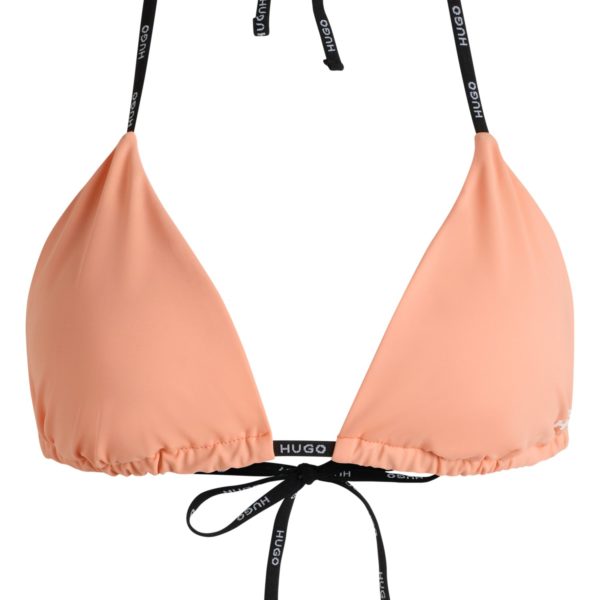 Haut de bikini triangle avec bretelles logotées contrastantes – Hugo Boss