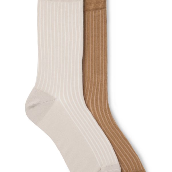 Lot de deux paires de chaussettes mi-mollet en coton mélangé – Hugo Boss