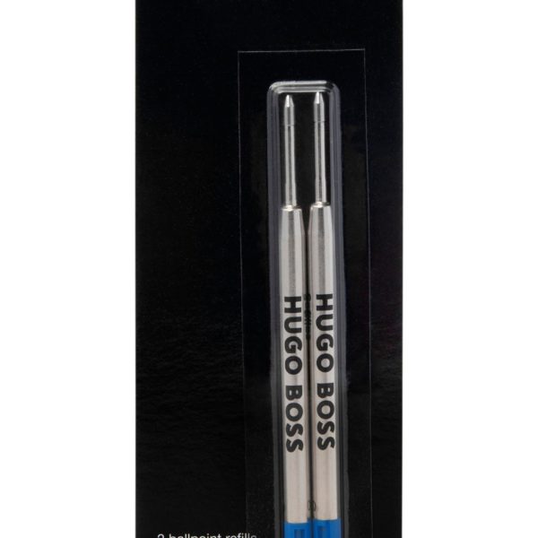 Lot de deux recharges d’encre bleue pour stylo à bille – Hugo Boss