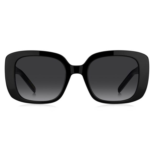 Lunettes de soleil en acétate noir avec monogramme Double B – Hugo Boss