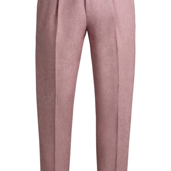 Pantalon Regular en lin à motif – Hugo Boss