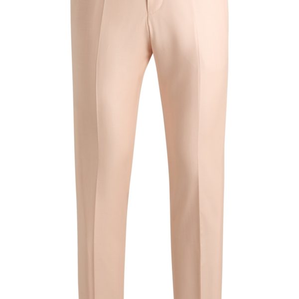 Pantalon habillé en satin de laine mélangée – Hugo Boss