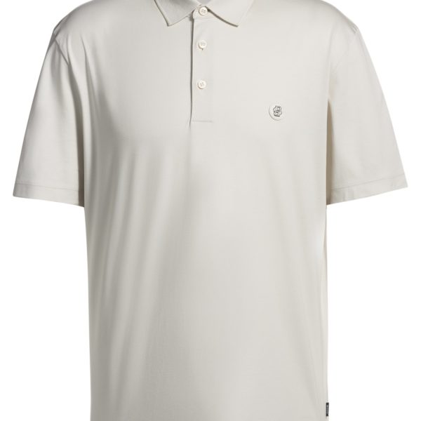 Polo en coton mercerisé à double monogramme – Hugo Boss