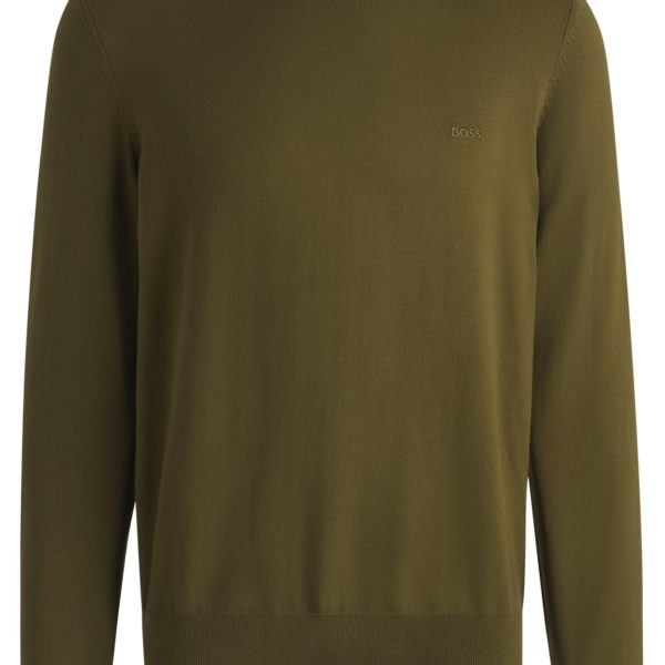 Pull en coton à logo brodé – Hugo Boss