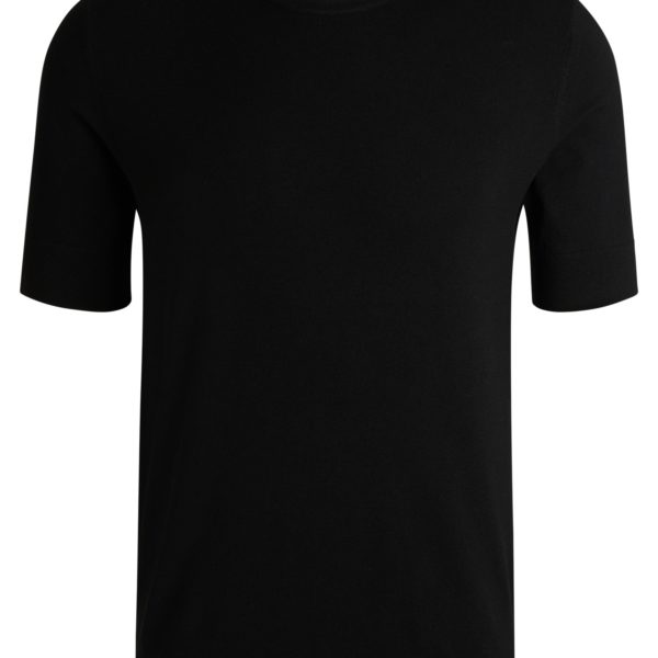 Pull en maille Regular à manches courtes – Hugo Boss