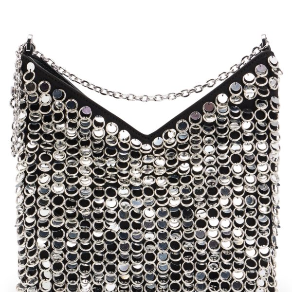 Sac à bandoulière chaîne avec anneaux et sequins – Hugo Boss