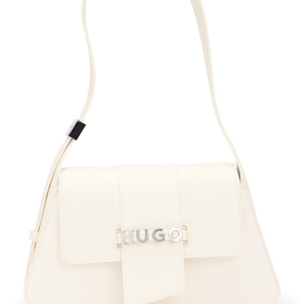 Sac à bandoulière en similicuir avec garniture logotée – Hugo Boss