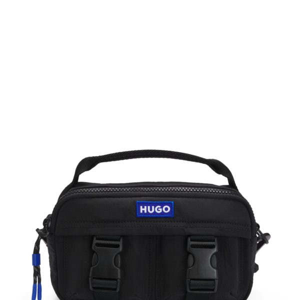 Sac reporter avec étiquette logotée bleue – Hugo Boss