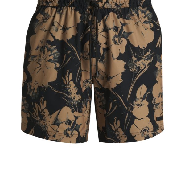 Short de bain avec imprimé à fleurs et rayures latérales – Hugo Boss