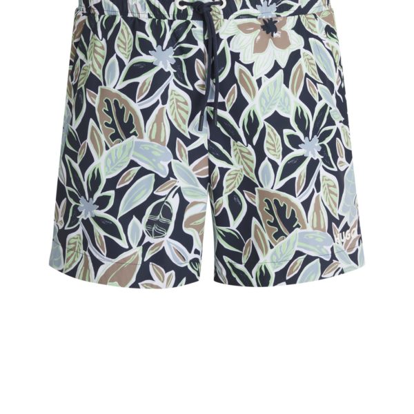 Short de bain en tissu à séchage rapide avec imprimé intégral – Hugo Boss