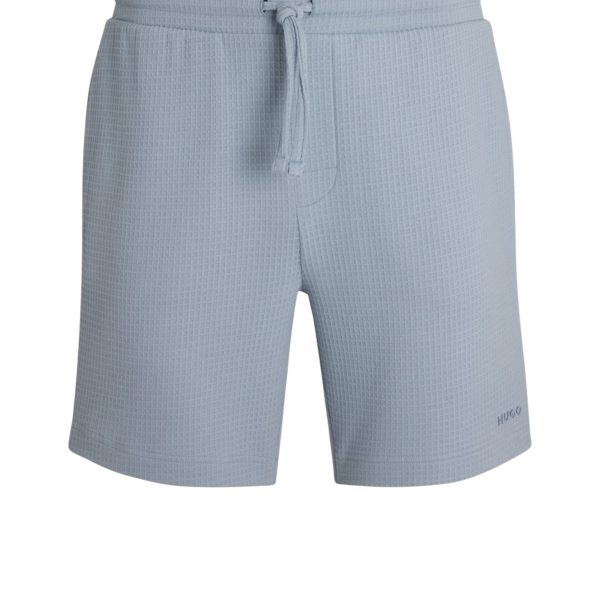 Short de pyjama gaufré avec logo brodé – Hugo Boss