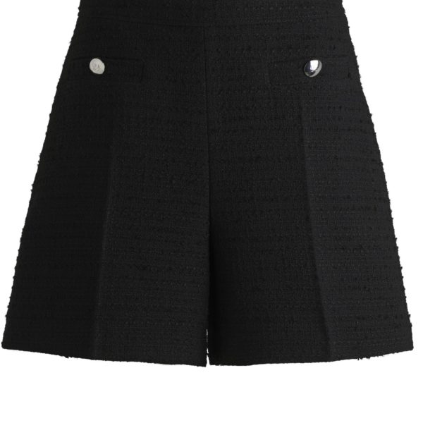 Short en tissu bouclette avec boutons à logo revisité – Hugo Boss