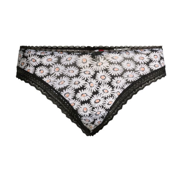 String à imprimé marguerites avec finitions en dentelle – Hugo Boss