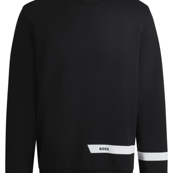 Sweat en coton stretch à logo – Hugo Boss