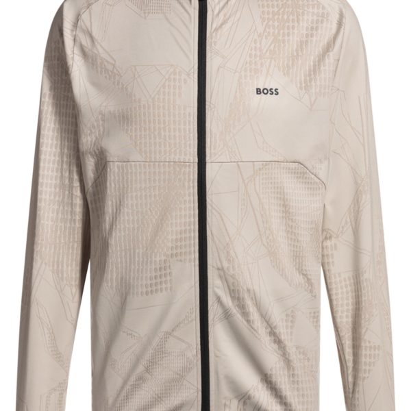 Sweat zippé Active avec motif jacquard – Hugo Boss