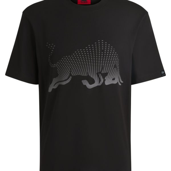 T-shirt HUGO x RB en jersey de coton à motif taureau en dégradé – Hugo Boss