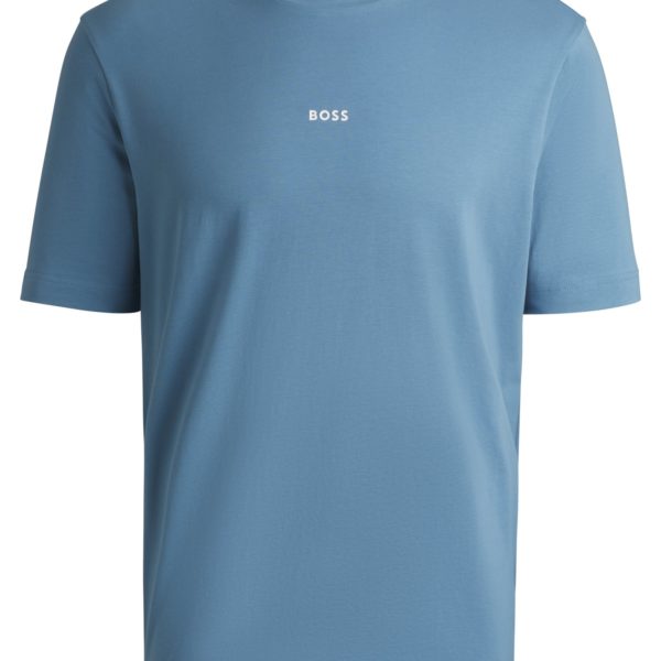 T-shirt Relaxed en coton stretch à logo imprimé – Hugo Boss