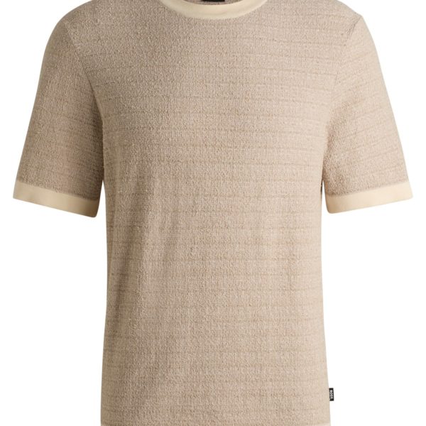 T-shirt Relaxed en maille jacquard – Hugo Boss