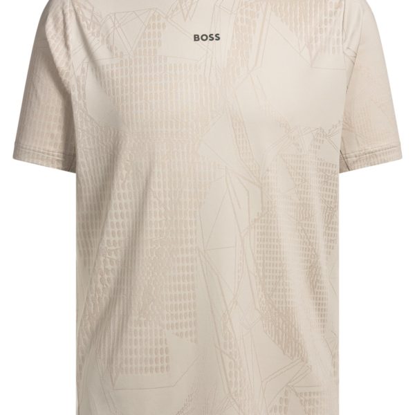 T-shirt actif à motif jacquard et gestion de l’humidité – Hugo Boss