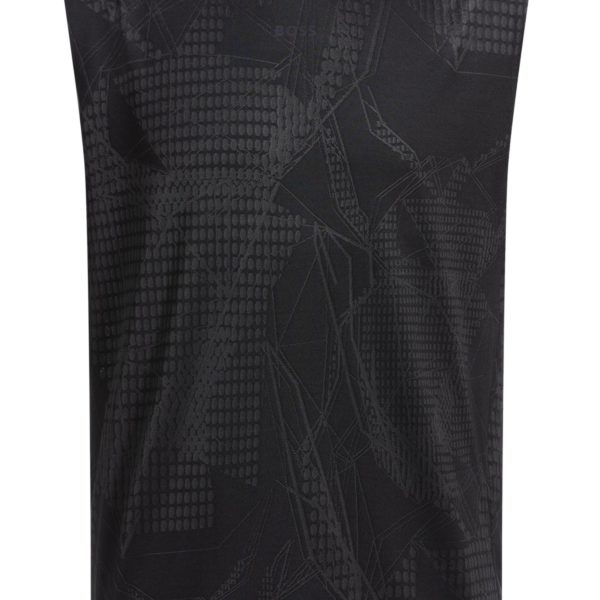 T-shirt actif sans manches en tissu stretch jacquard – Hugo Boss