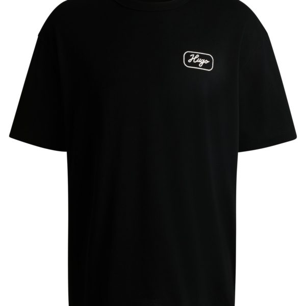 T-shirt ample en coton avec motif artistique inspiré des courses automobiles – Hugo Boss