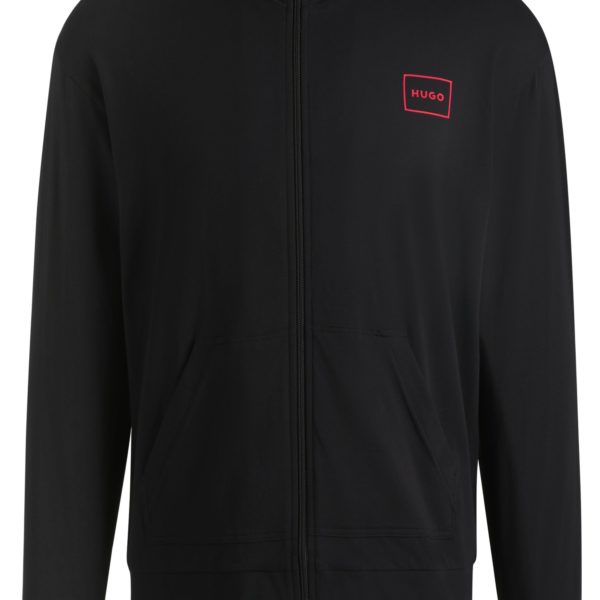 Veste Relaxed en coton stretch avec logo encadré – Hugo Boss