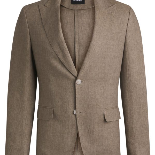 Veste Slim en toile de lin – Hugo Boss