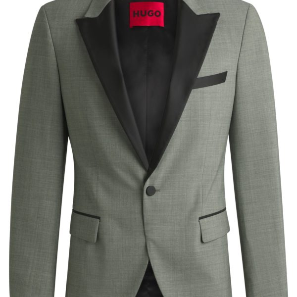 Veste de smoking Slim en laine mélangée – Hugo Boss
