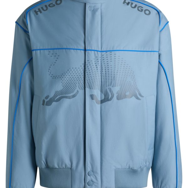 Veste déperlante HUGO x RB à motif taureau graphique en dégradé – Hugo Boss