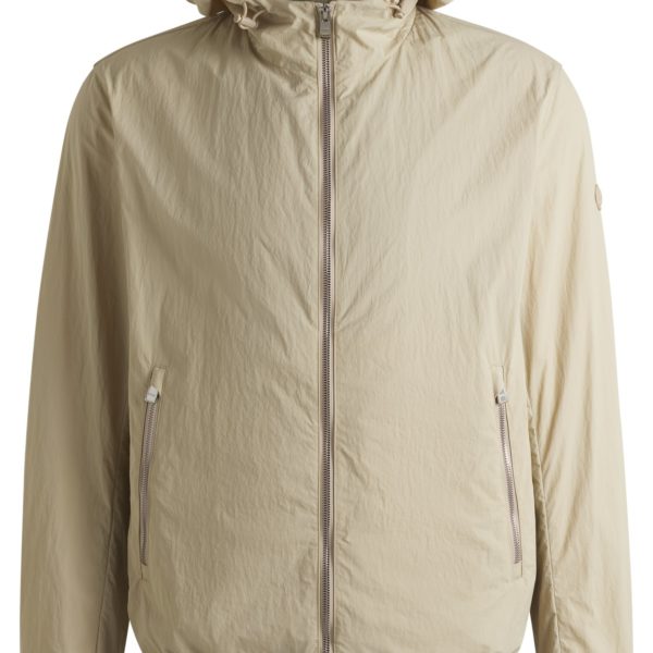 Veste déperlante en tissu froissé avec capuche ajustable – Hugo Boss