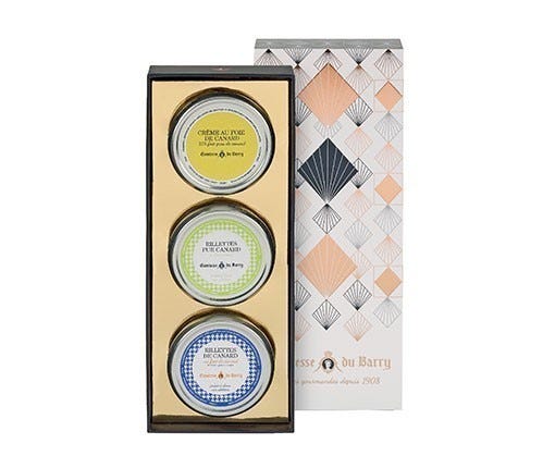 Le coffret cadeau 3 terrines de Noël-Comtesse du Barry