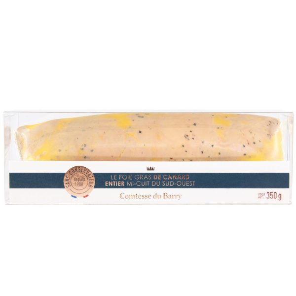 Foie gras de canard entier mi-cuit du Sud-Ouest 350g-Comtesse du Barry