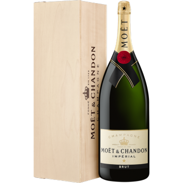 Salmanazar – Champagne Moët & Chandon Brut Impérial – Caisse Bois