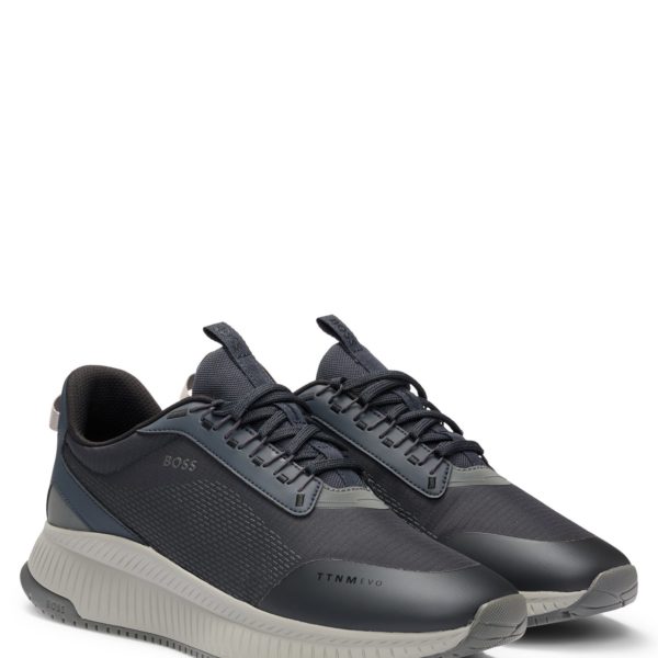Baskets TTNM EVO à semelle côtelée – Hugo Boss