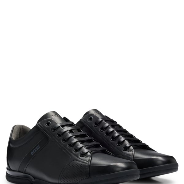 Baskets en cuir avec doublure anti-odeurs – Hugo Boss