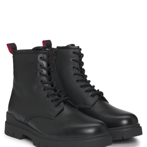 Bottines en cuir avec logo embossé – Hugo Boss