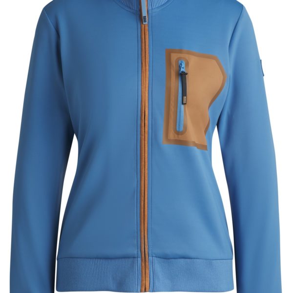Cardigan d’équitation avec poche-poitrine zippée – Hugo Boss