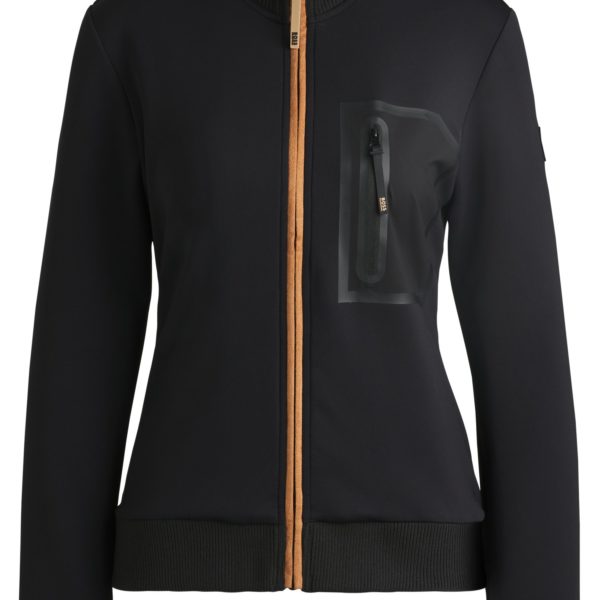 Cardigan d’équitation avec poche-poitrine zippée – Hugo Boss