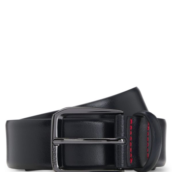 Ceinture en cuir italien avec boucle logotée – Hugo Boss